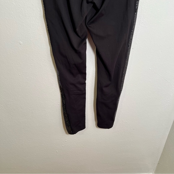 Pam & Gela Move Fast Legging Black Sequin Side Stripe P - Picture 8 of 9